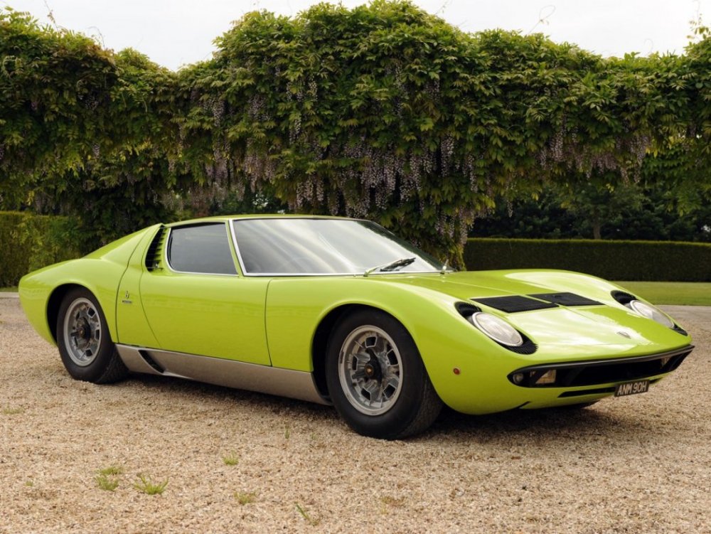 Lamborghini Miura голубой цвет