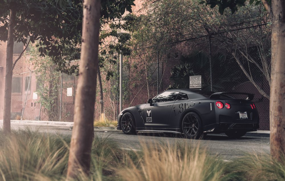 Nissan GTR 35 4k ночь