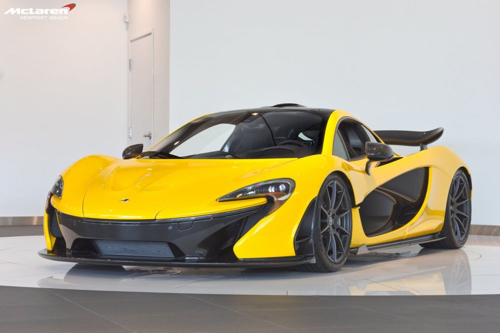 MCLAREN p1 желтый