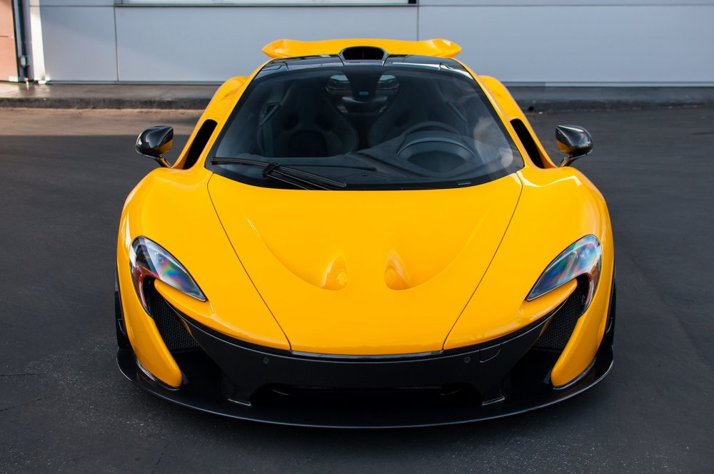 MCLAREN p1 Yellow Rear