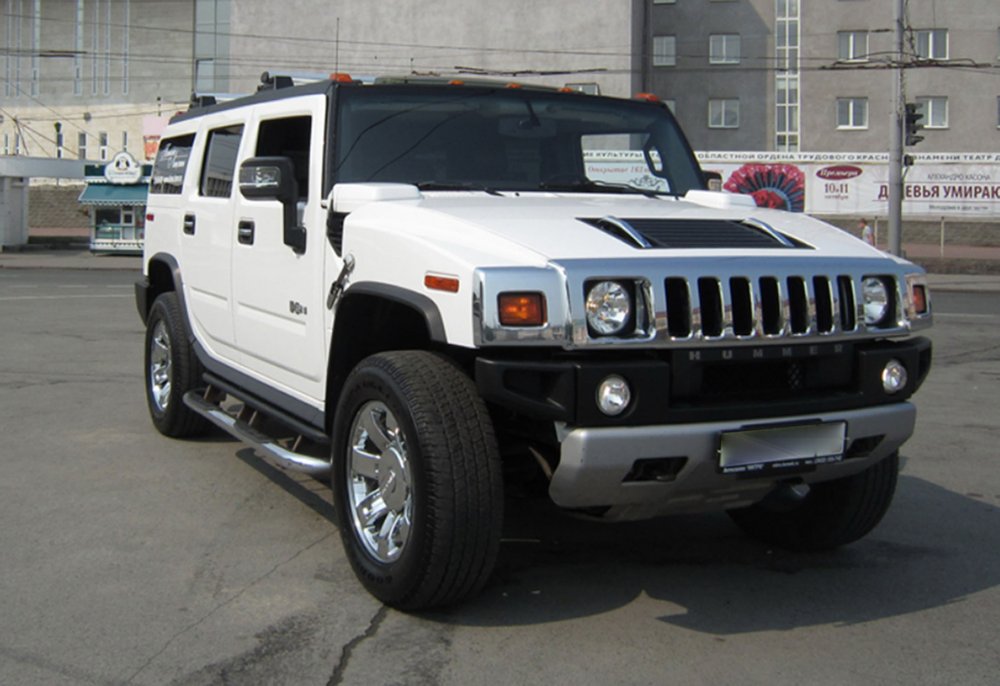 Hummer h2 белый