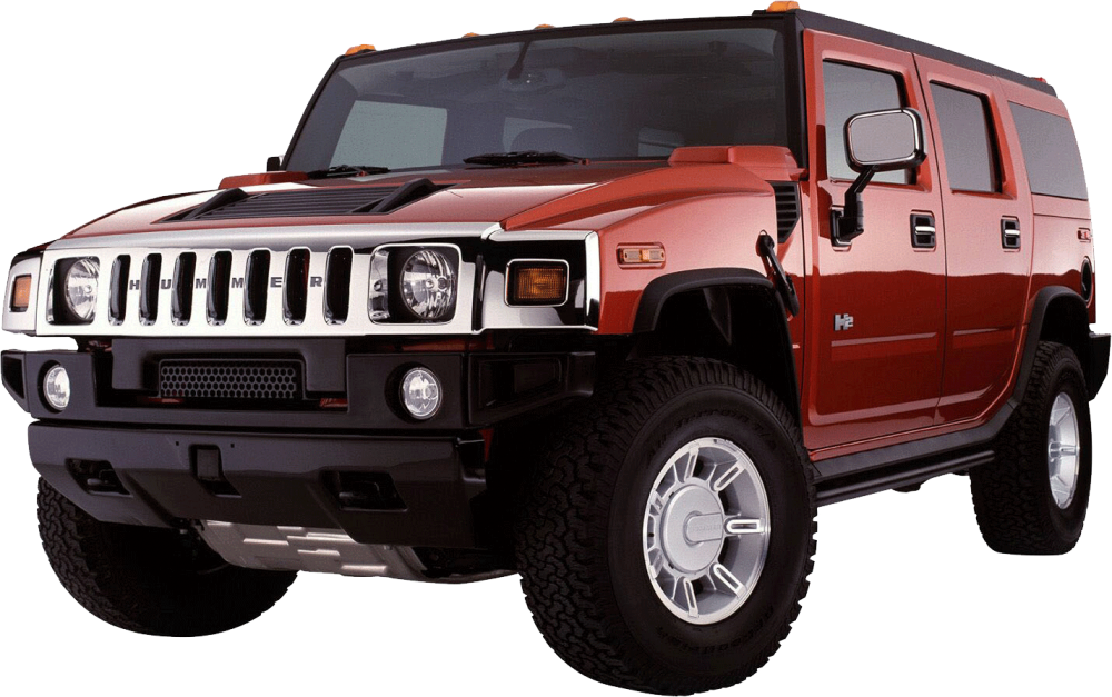 Hummer h2 SUV Red