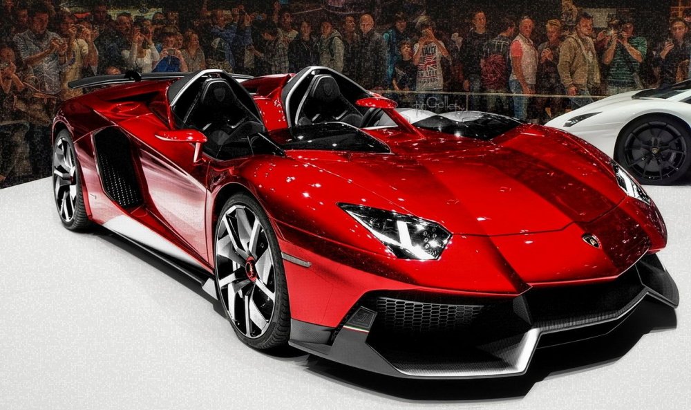Lamborghini Aventador lp700 красный