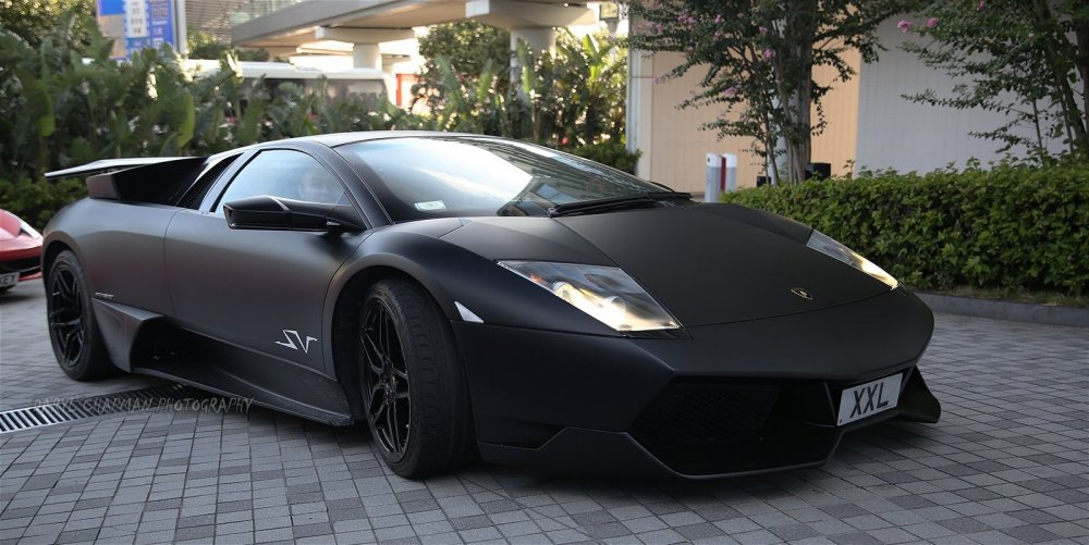 Lamborghini Murcielago lp670-4 SV матовый черный