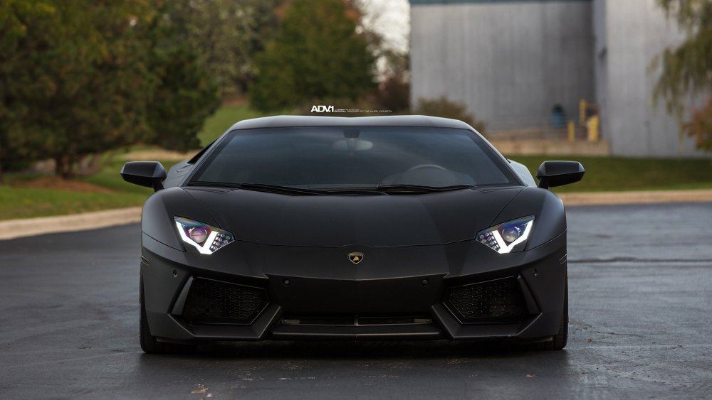 Lamborghini Aventador Black Matte