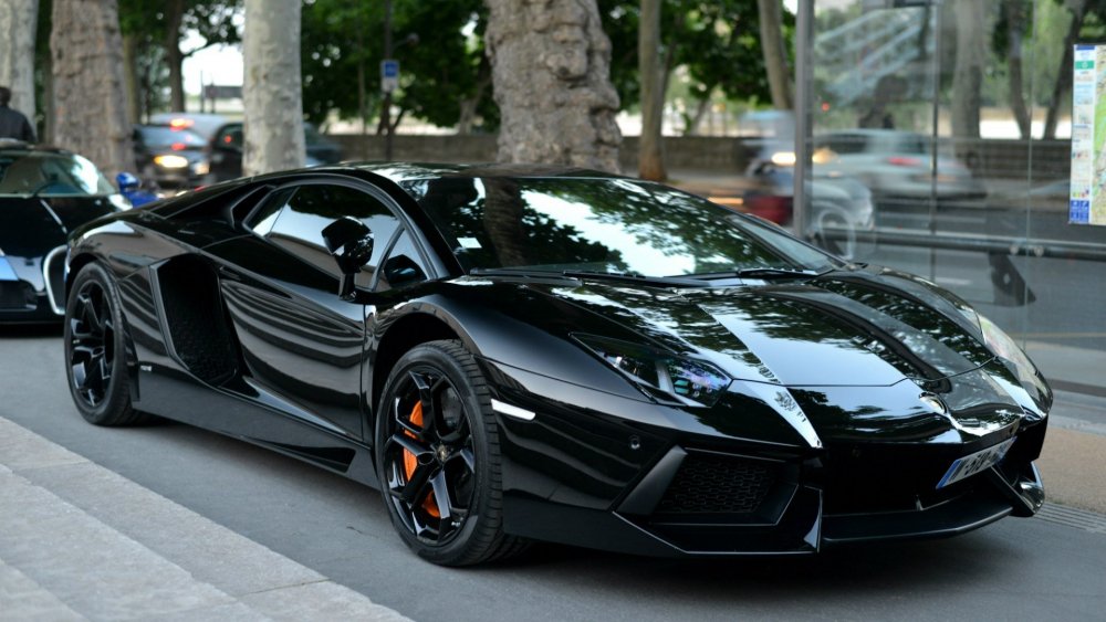 Lamborghini Aventador lp700 чёрный