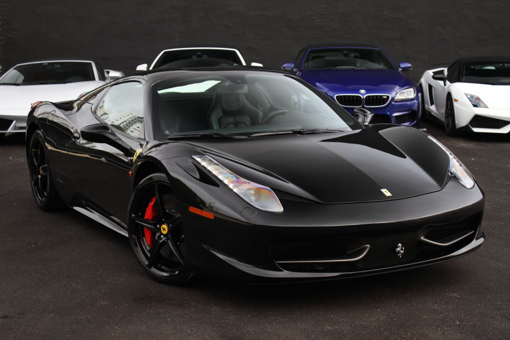 Феррари 458 Italia Black