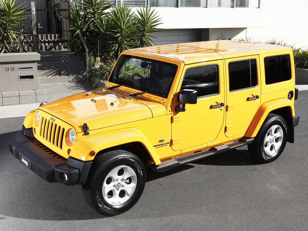 Jeep Wrangler Rubicon Yellow