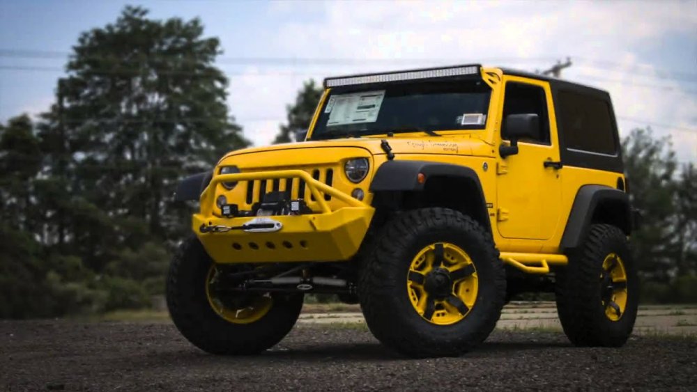 Wrangler JK 2d Yellow