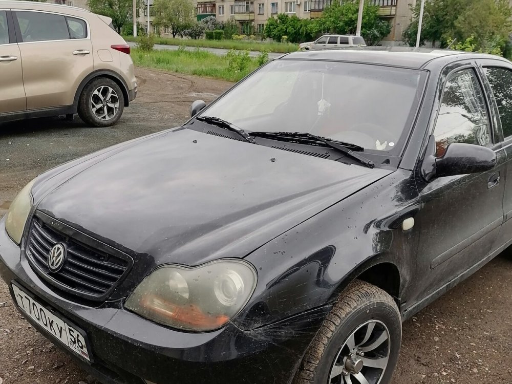 Geely CK 2008 серо чёрная