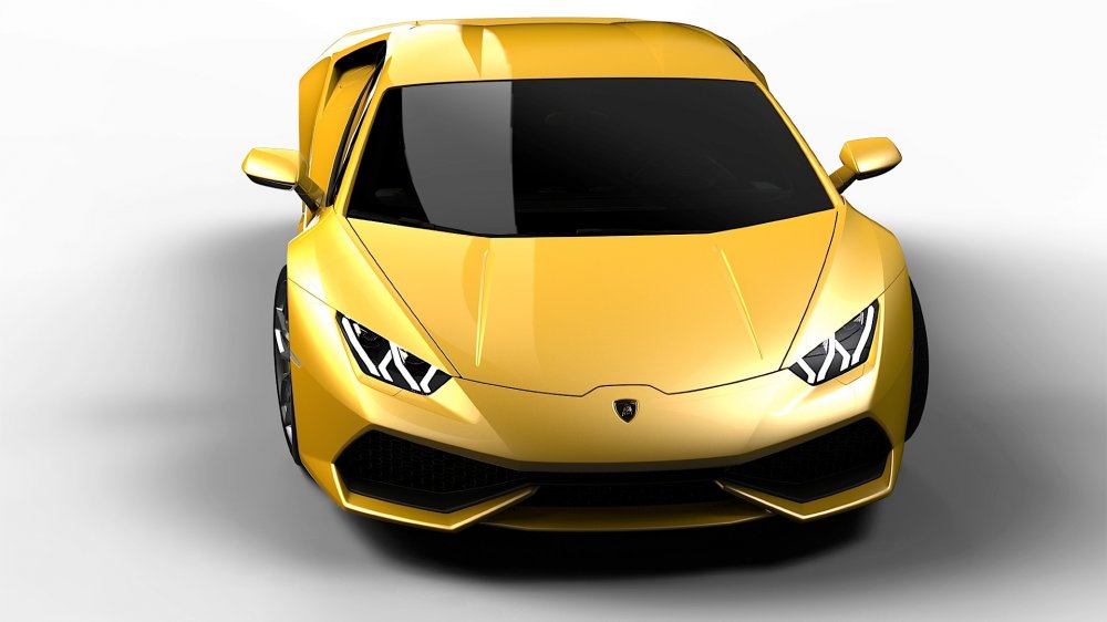 Lamborghini Huracan LP 610 желтая