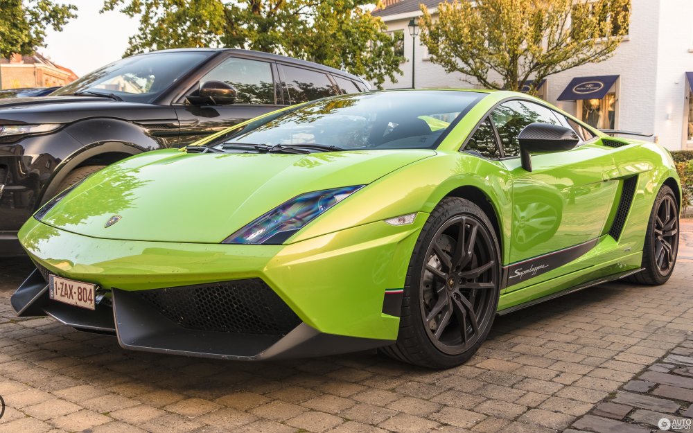 Lamborghini Gallardo lp570-4 Superleggera Green