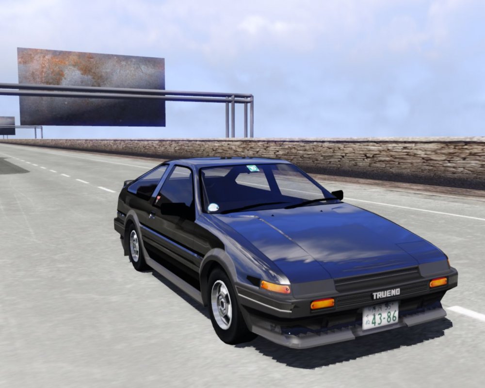 Toyota Sprinter Trueno ae86 Black Limited