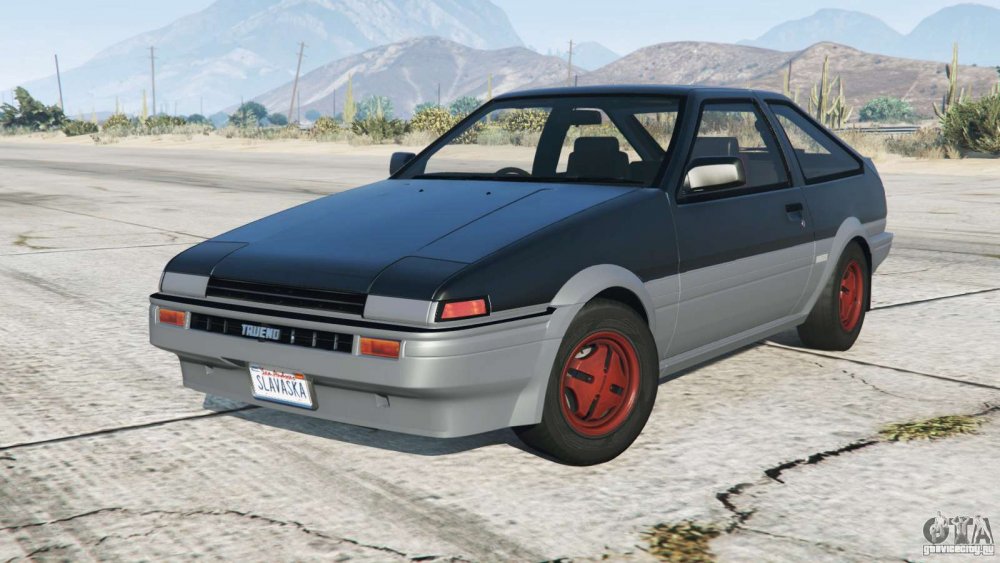 Toyota Sprinter Trueno ae86 Black Limited