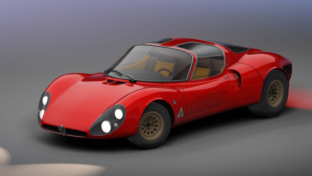 Alfa Romeo 33 Stradale двигатель