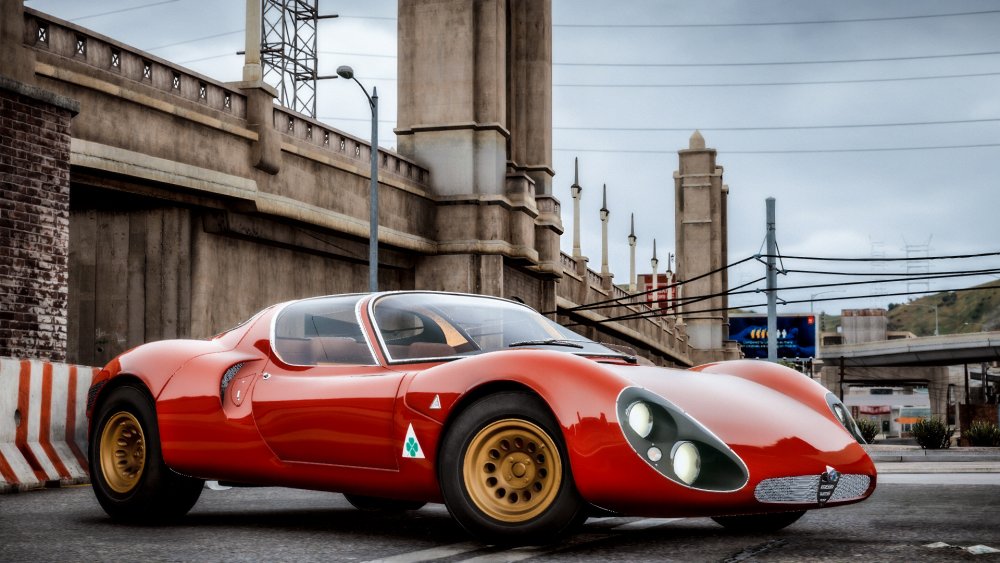 Alfa Romeo 33 Stradale Blueprint