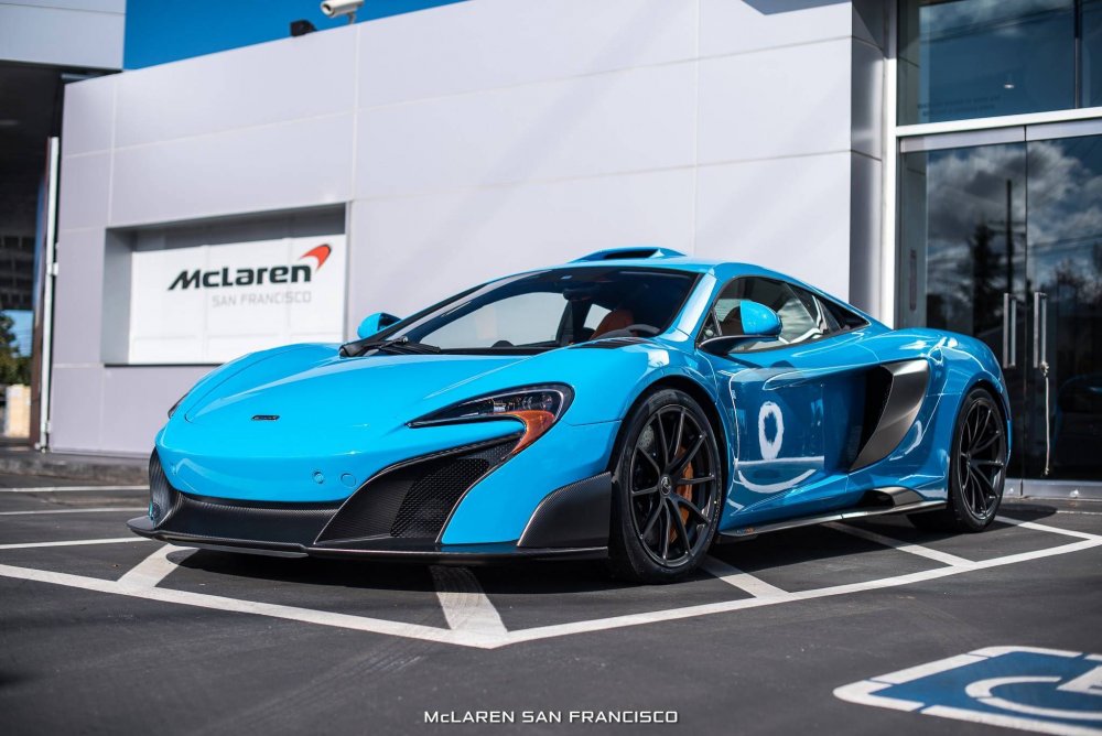 Maclaren 720s Blue