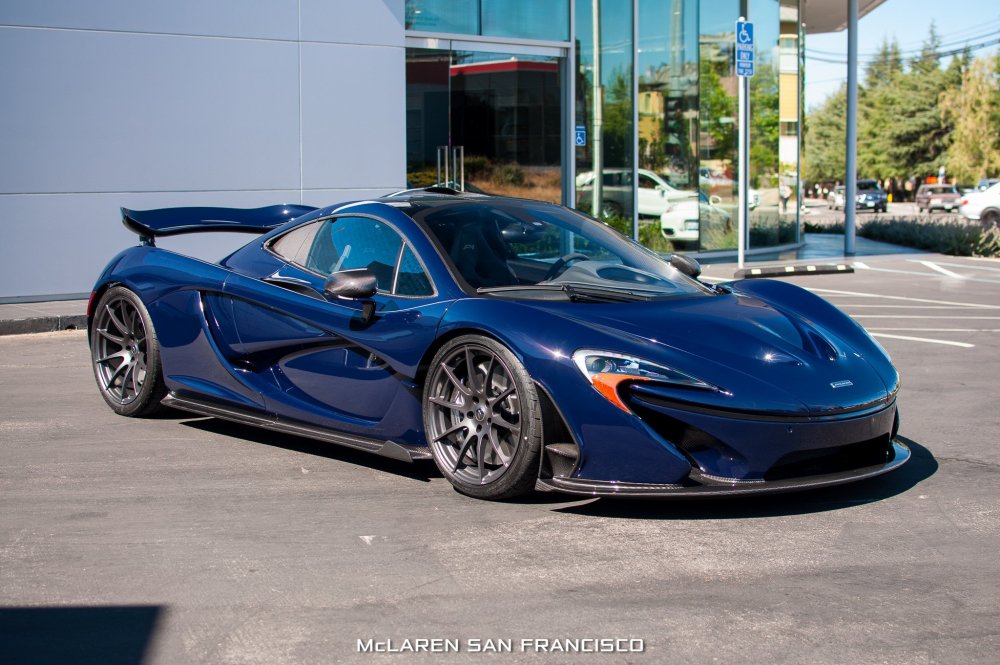 MCLAREN p1 синий