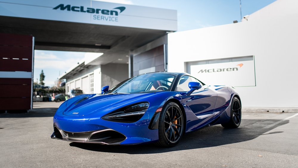 MCLAREN 675lt Blue