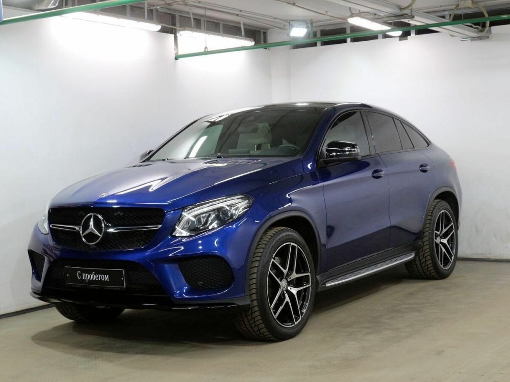 Mercedes GLE 2017 синий