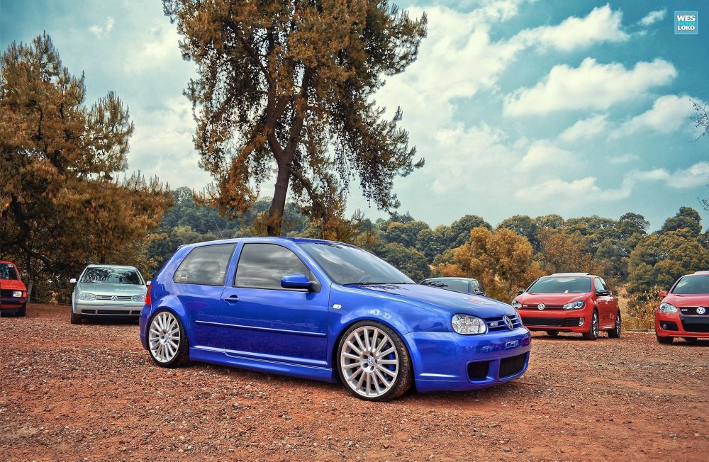 VW Golf r32 mk4 Green