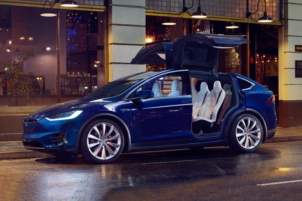 Tesla model x 2020 Blue