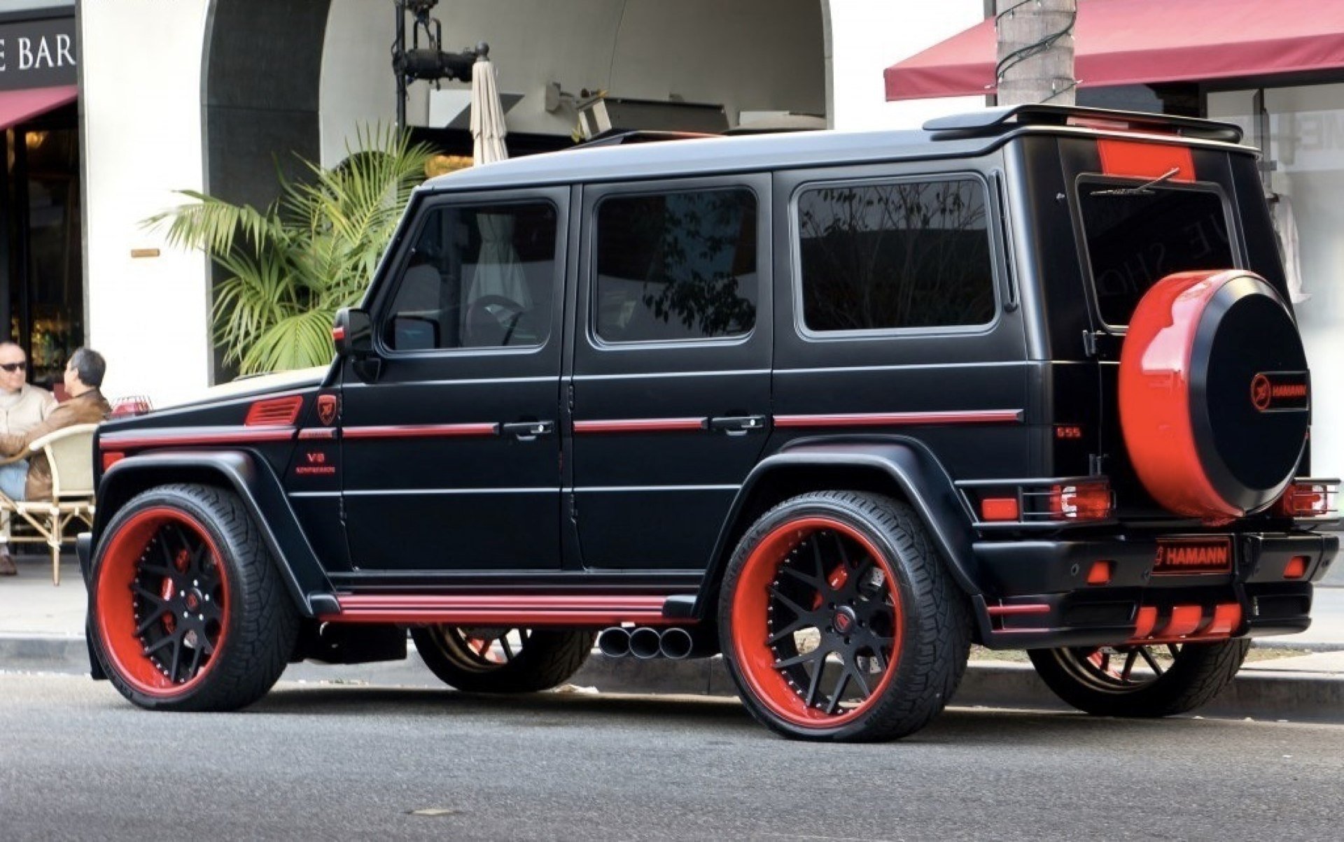 Mercedes Benz g63 AMG Red