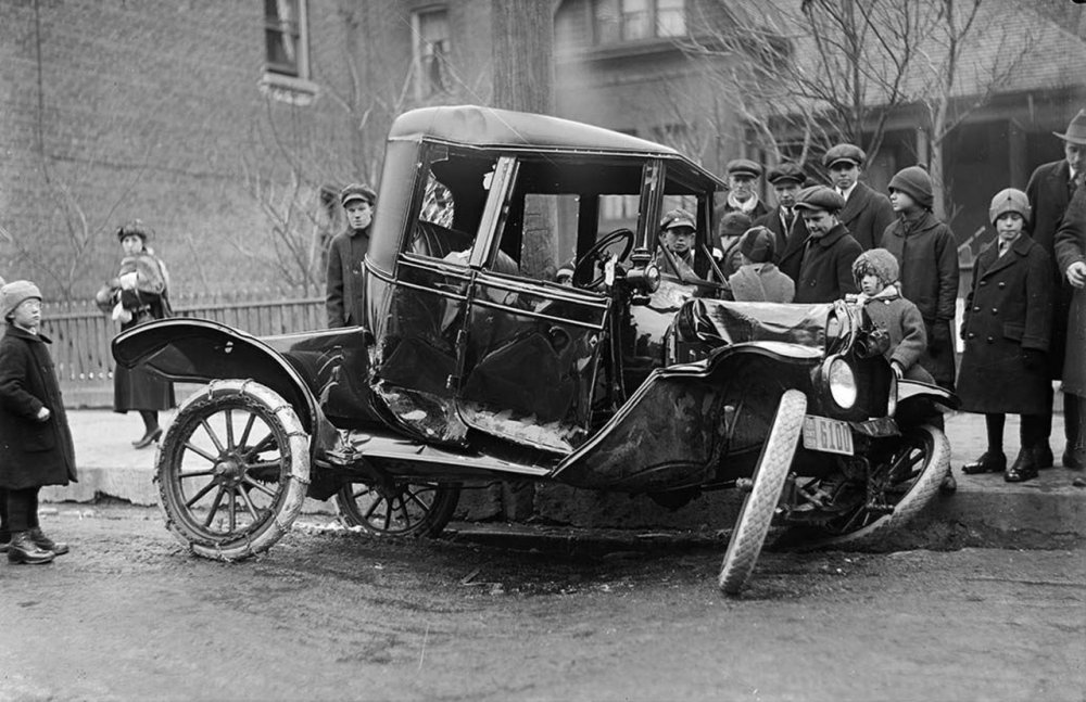 Автомобильные аварии в 1910-1960