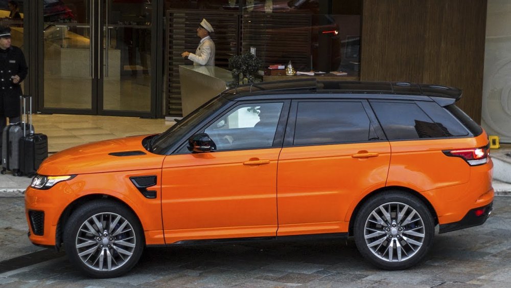 Range Rover Sport оранжевый