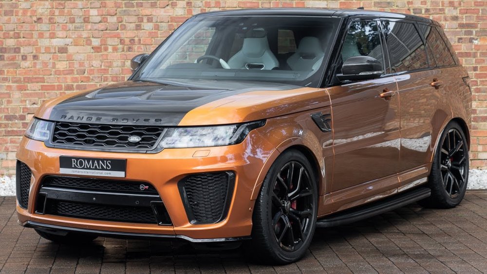 Range Rover Sport SVR оранжевый