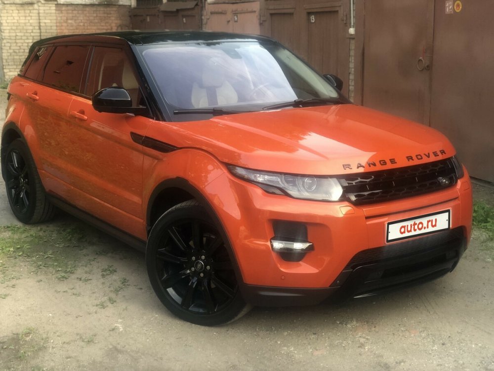 Range Rover оранжевого цвета l405