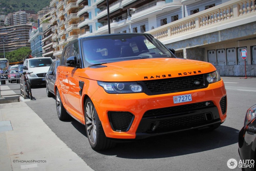 Range Rover Sport оранжевый