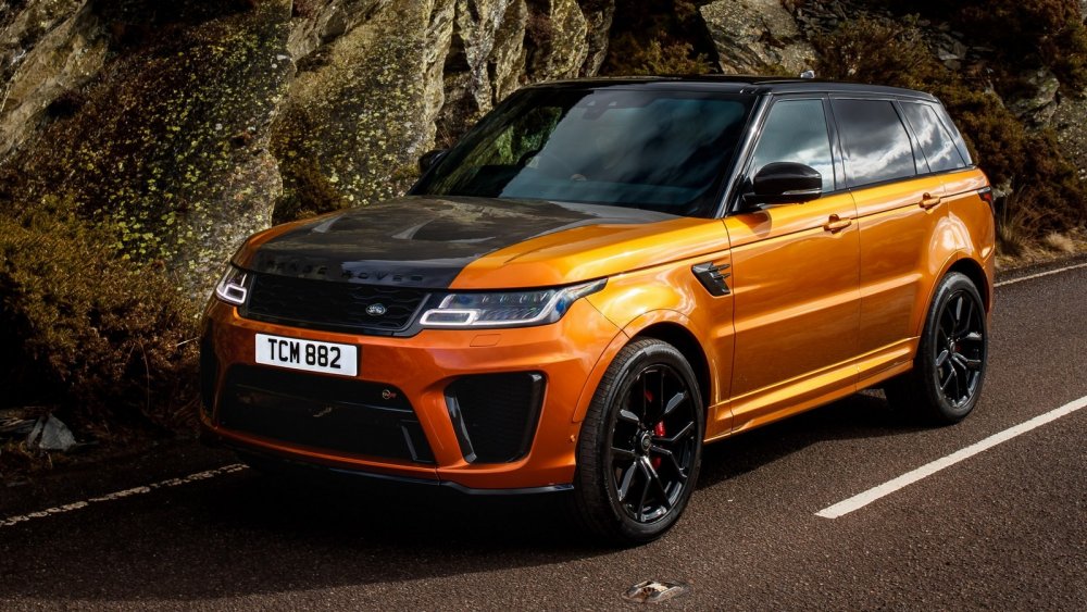 Range Rover Sport SVR оранжевый