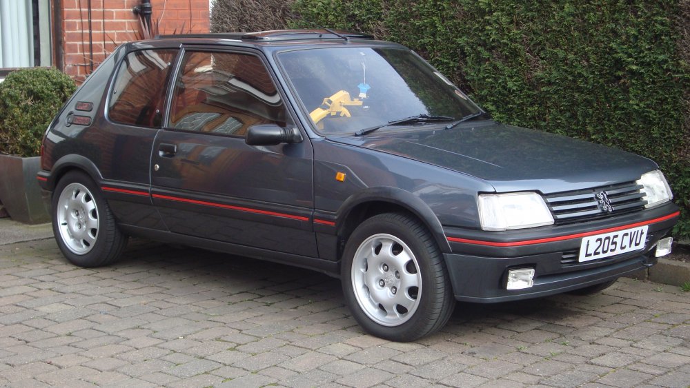 Peugeot 205 Turbo 16 EVO 2 разрез