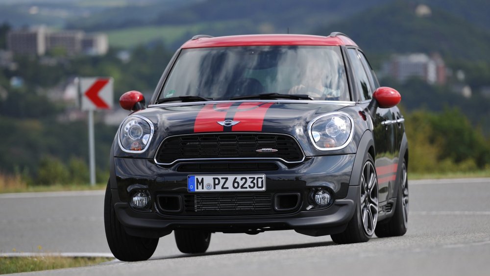 Mini Cooper Countryman Джон Купер Воркс 2012 белый