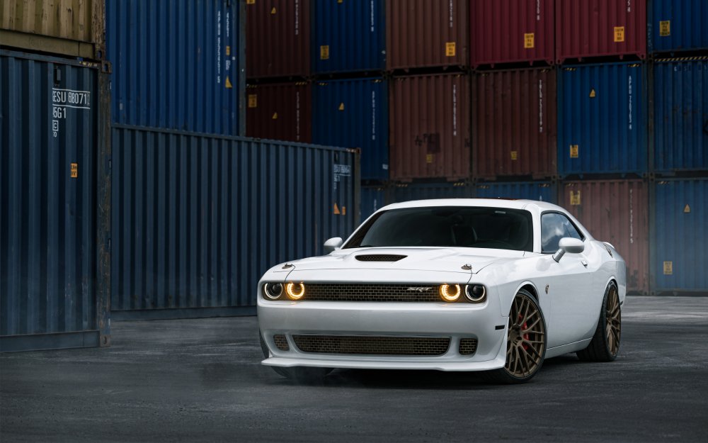 Dodge Challenger srt Hellcat 4k