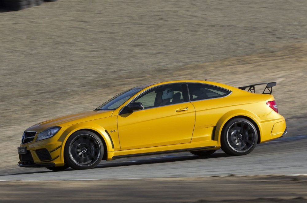 Mercedes AMG c63 Coupe Black