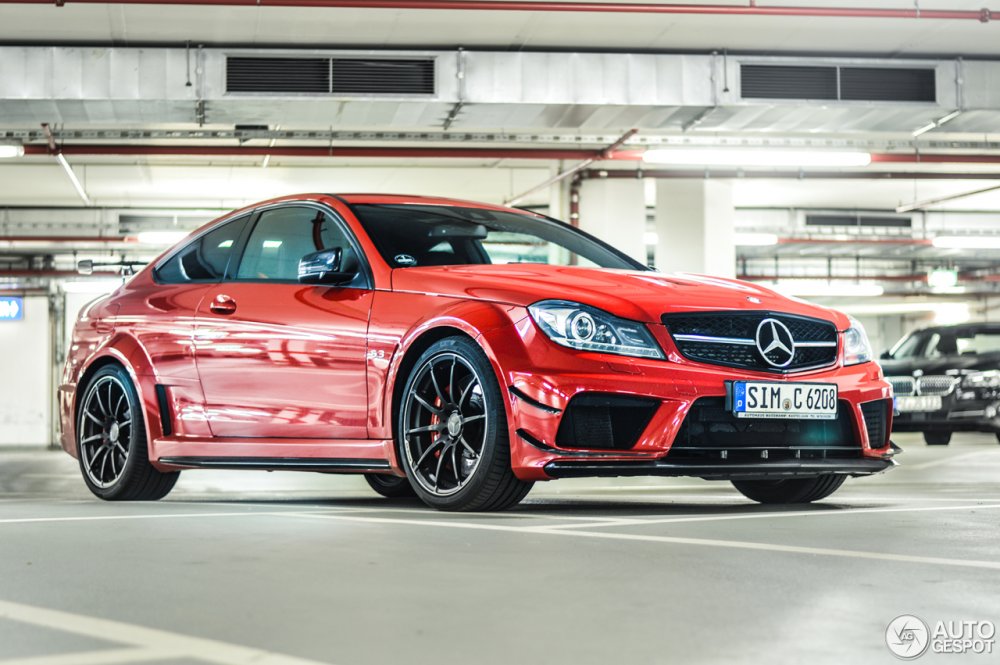 Mercedes AMG c63 Coupe Black