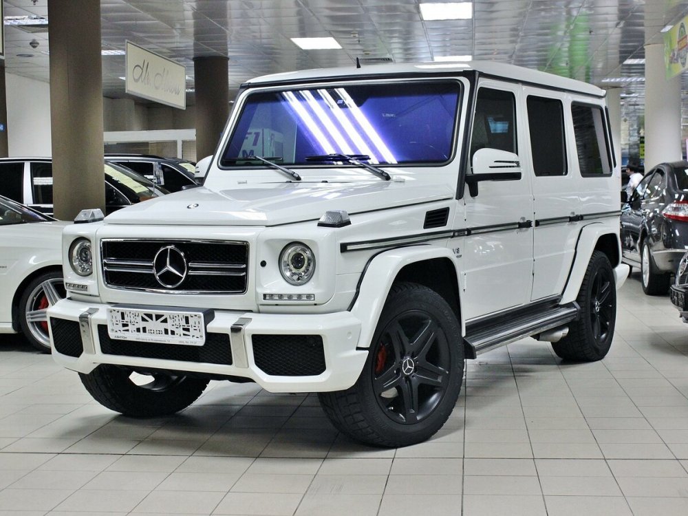 Мерседес-Бенц g 63 AMG белый