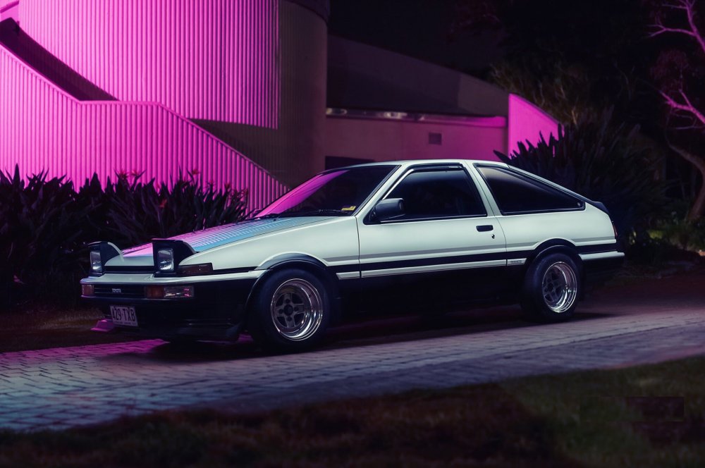 Toyota Trueno ae86 арт