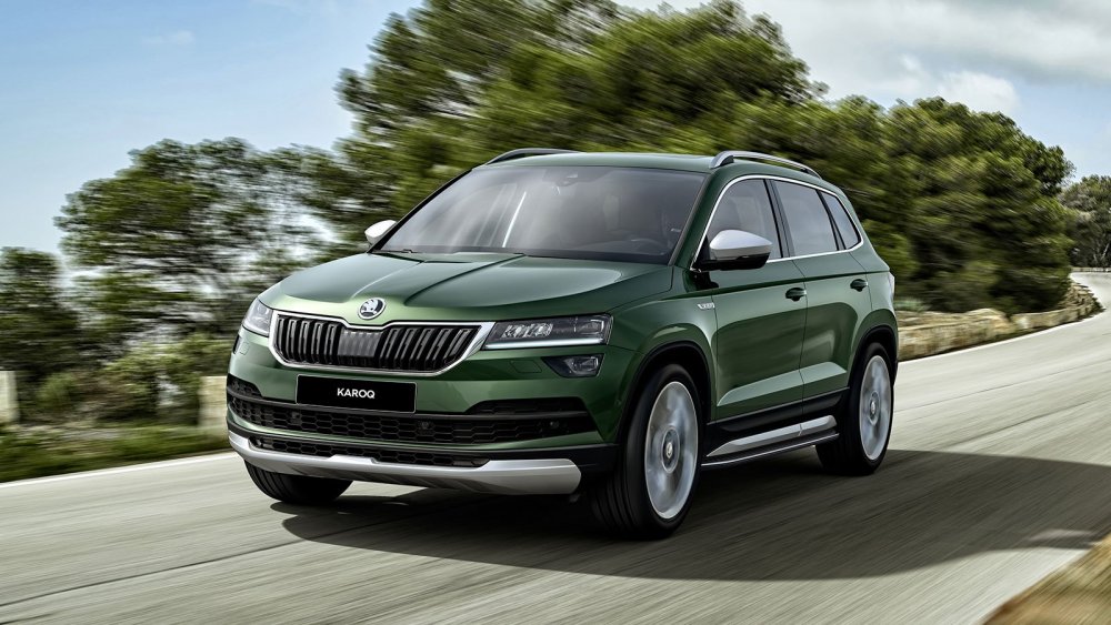 Skoda Karoq 2020 красная