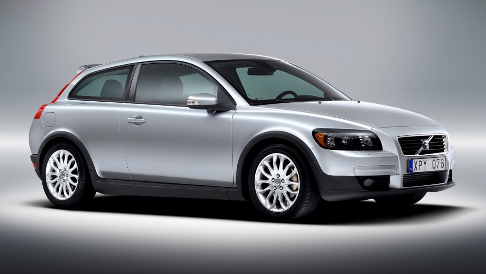 Volvo c30 серебристая