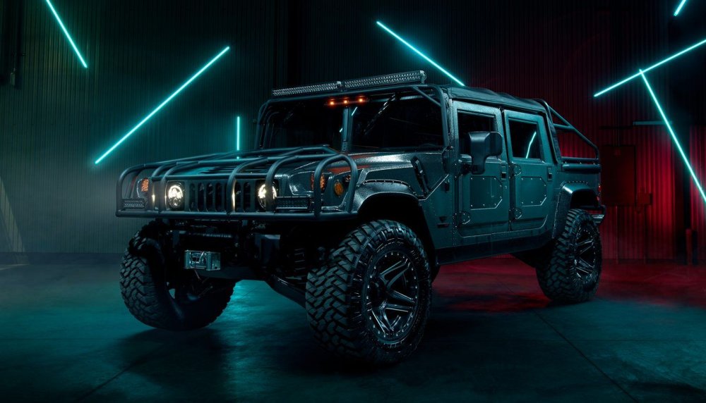 Hummer h1 зима