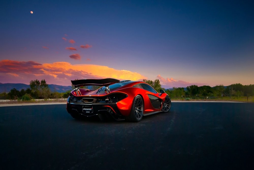 MCLAREN p1 Red