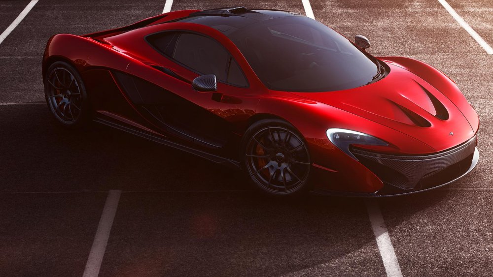 MCLAREN p1 красный фото хорошее качество