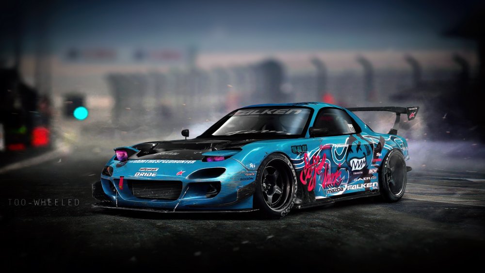 Дрифтовая Мазда rx7