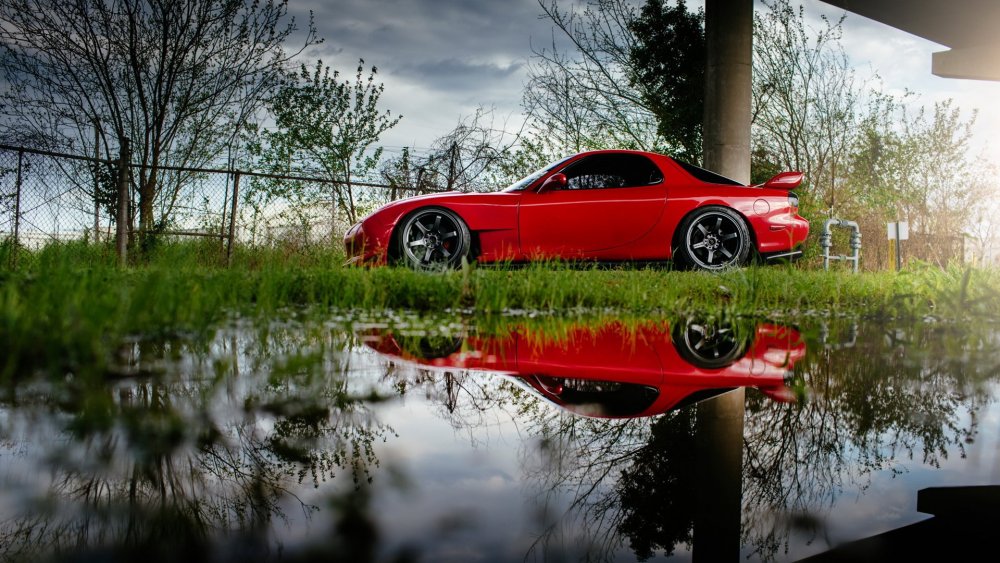 Mazda rx7 красная