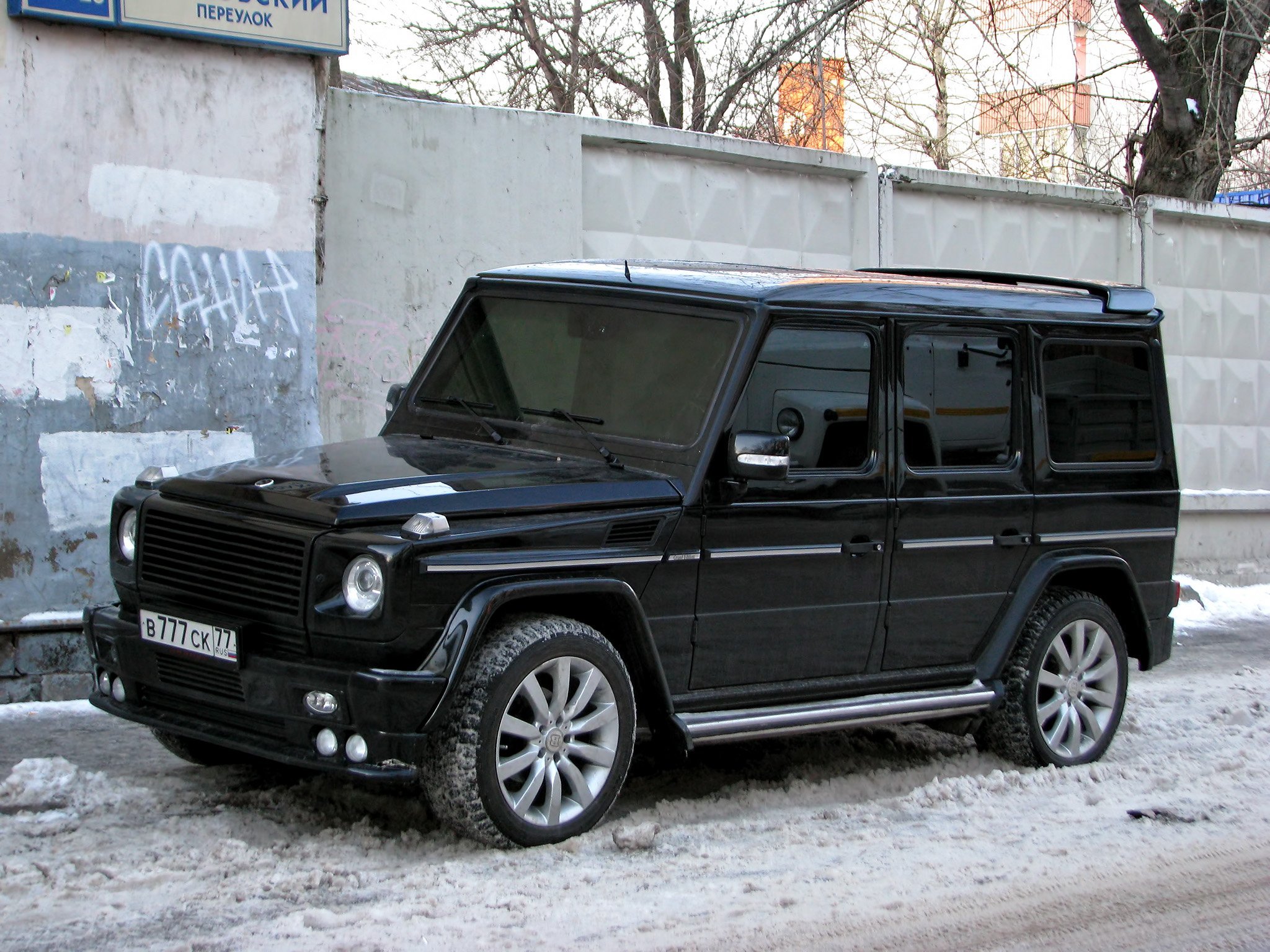 Mercedes g55 AMG Black Tuning