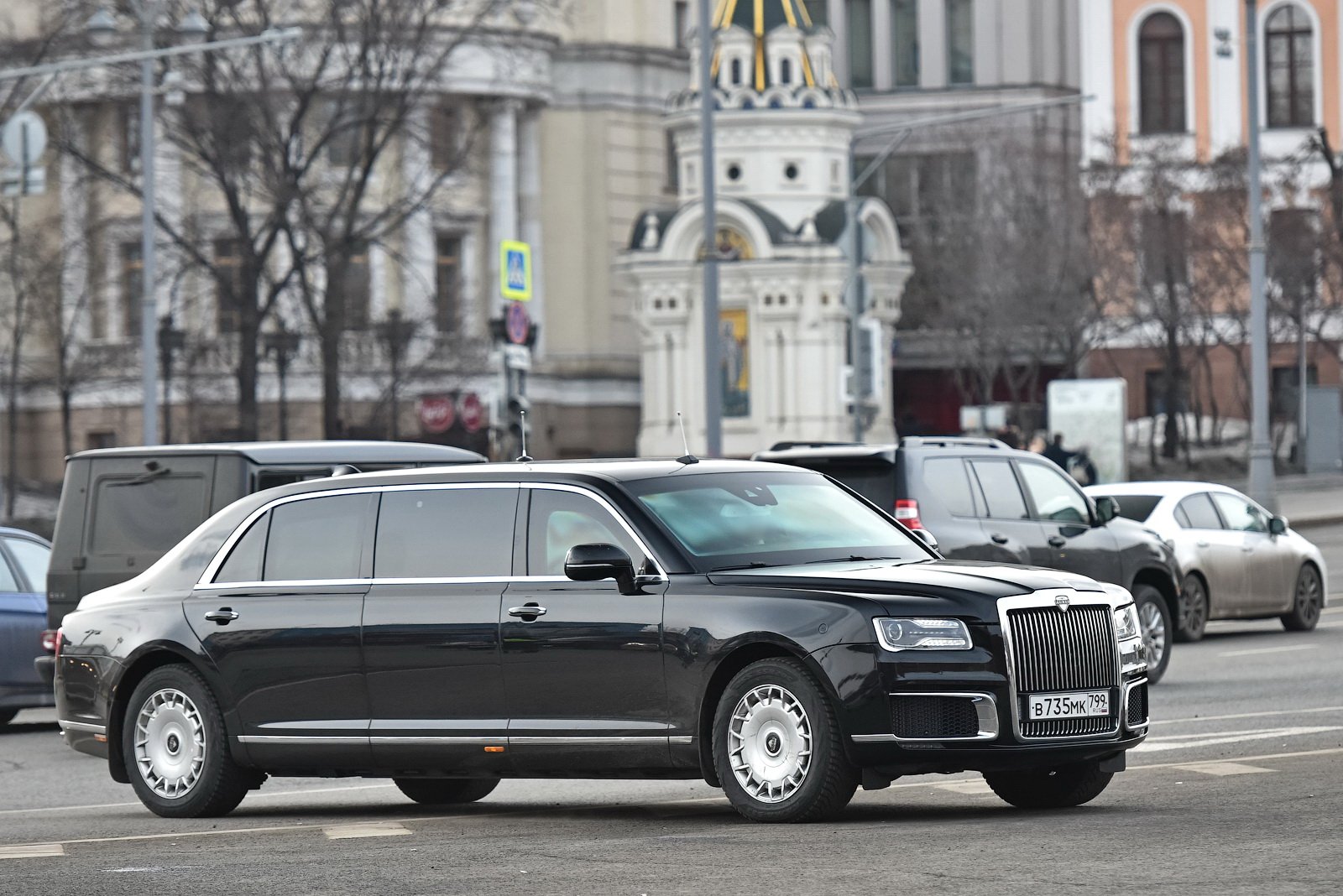 Aurus Senat Limousine l700 салон