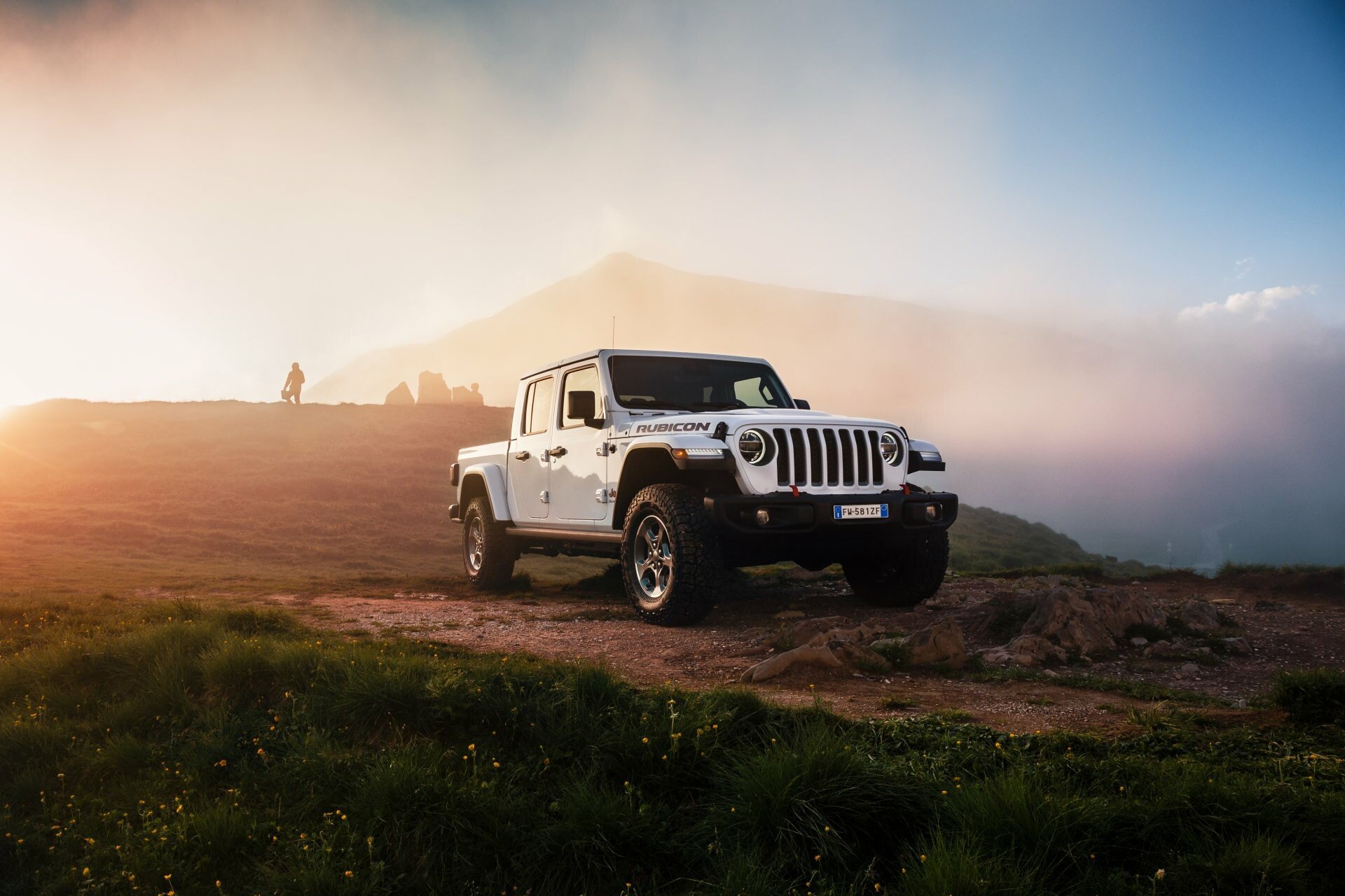 Jeep Wrangler в горах